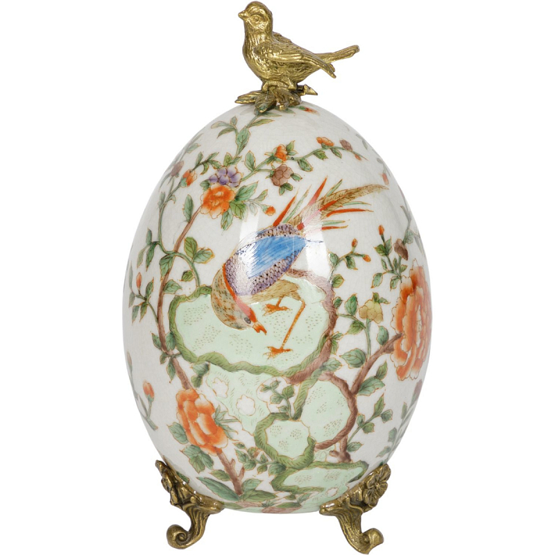 Фигурка Designer Egg Золотой Бежевый Коричневый Голубой Фигурка Designer Egg Золотой Бежевый Коричневый Голубой в Волгограде | Loft Concept
