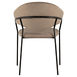 Коричневый стул с обивкой из искусственной замши Alexis варинант исполнения - 4 | Loft Concept в Волгограде