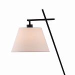 Торшер с черным наклонным корпусом и конусовидным абажуром Black Tripod варинант исполнения - 1 | Loft Concept в Волгограде