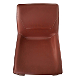 Стул коричневый из искуственной кожи на 4-х ножках Enigma Brown варинант исполнения - 3 | Loft Concept в Волгограде