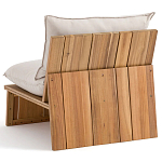 Уличное кресло из массива акации Trivett Wooden Chair варинант исполнения - 4 | Loft Concept в Волгограде