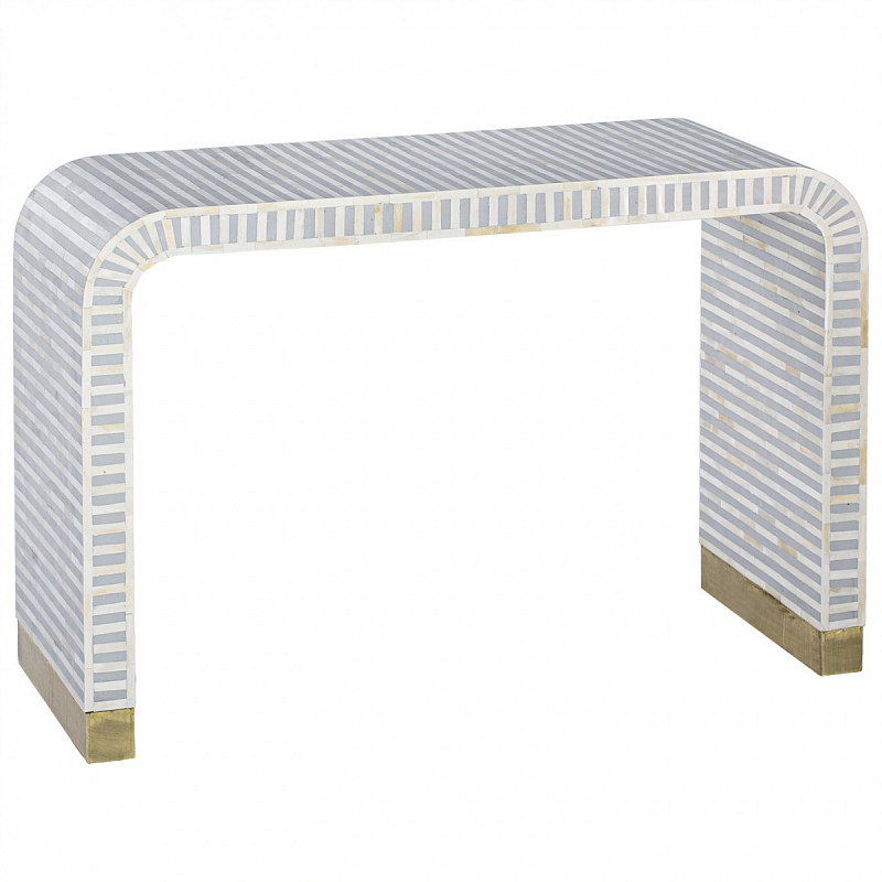 Beacon Console Table - Grey Серый Белый Beacon Console Table - Grey Серый Белый в Волгограде | Loft Concept