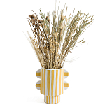 Ваза из фаянса Brighter than the Stars жёлтая полоска варинант исполнения - 3 | Loft Concept в Волгограде