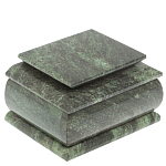 Шкатулка с зеркалом из натурального камня змеевик Stone Casket варинант исполнения - 2 | Loft Concept в Волгограде