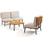 Кресло с каркасом из акации Hanley Wooden Chair варинант исполнения - 7 | Loft Concept в Волгограде