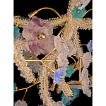 Люстра круглая с цветочным декором Miscellaneous herbs варинант исполнения - 2 | Loft Concept в Волгограде