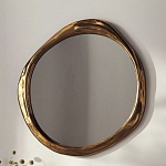 Зеркало в ассиметричной золотой раме Mirror of Aragorn варинант исполнения - 1 | Loft Concept в Волгограде