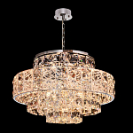 Люстра хрустальная в неоклассическом стиле на серебристом каркасе Majesty варинант исполнения - 1 | Loft Concept в Волгограде