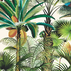 Обои ручная роспись Palmetum Ivory