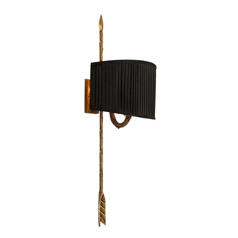 Бра Eichholtz Wall Lamp Fontaine Латунь Античная полированная Черный Бра Eichholtz Wall Lamp Fontaine Латунь Античная полированная Черный в Волгограде | Loft Concept