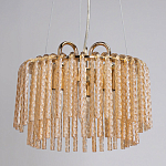 Люстра с подвесными рифлеными стеклянными трубками Nembus варинант исполнения - 4 | Loft Concept в Волгограде