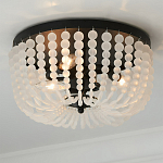 Потолочный светильник круглый с стеклянными бусинами Uniformity варинант исполнения - 2 | Loft Concept в Волгограде