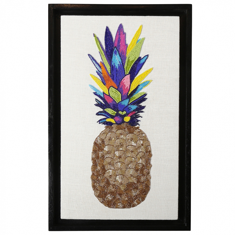 Панно PINEAPPLE BEADED WALL ART Мульти Панно PINEAPPLE BEADED WALL ART Мульти в Волгограде | Loft Concept