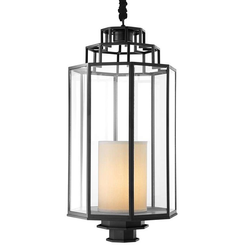 Люстра Lantern Monticello L Черный Прозрачное Стекло Кремовый Люстра Lantern Monticello L Черный Прозрачное Стекло Кремовый в Волгограде | Loft Concept