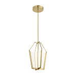  Подвесной светильник золотого цвета в форме фонаря Kichler варинант исполнения - 1 | Loft Concept в Волгограде