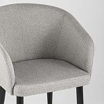 Мягкое кресло на металлических ножках Shaggy Grey варинант исполнения - 6 | Loft Concept в Волгограде