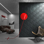 Гипсовая 3D Панель M-37 варинант исполнения - 2 | Loft Concept в Волгограде