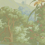 Обои ручная роспись Le Brésil Pastel варинант исполнения - 2 | Loft Concept в Волгограде