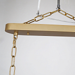 Люстра подвесная овальная со стеклянными трубками Длина 100 см Nembus варинант исполнения - 2 | Loft Concept в Волгограде