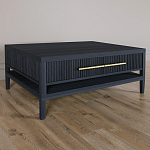 Кофейный стол Primo с двумя ящиками Черный дуб варинант исполнения - 1 | Loft Concept в Волгограде