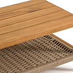 Стол журнальный для сада из акации Breathe Nature варинант исполнения - 3 | Loft Concept в Волгограде