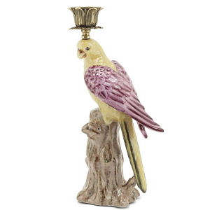 Подсвечник Candleholder Parrot With Trunk