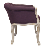 Кресло низкое в стиле прованс Louis French Armchair violet flax варинант исполнения - 1 | Loft Concept в Волгограде