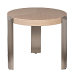 Столик журнальный круглый со светлым шпоном Light Veneer Table варинант исполнения - 1 | Loft Concept в Волгограде