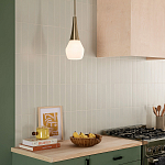 Подвесной светильник каплевидной формы с комбинированным плафоном из стали и белого матового стекла Kichler варинант исполнения - 15 | Loft Concept в Волгограде