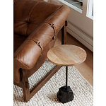 Двухместный диван Duncan винтажная коричневая кожа варинант исполнения - 7 | Loft Concept в Волгограде