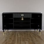 Комод-буфет Elsa Dreams Black с открытыми полками   варинант исполнения - 3 | Loft Concept в Волгограде