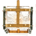 Люстра прямоугольная из толстого литого стекла Cast Glass варинант исполнения - 4 | Loft Concept в Волгограде