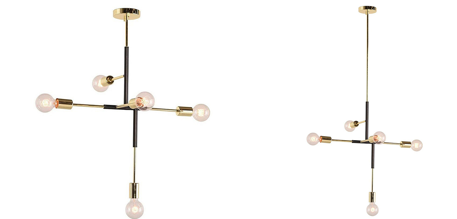 Люстра Atomium Chandelier black Люстра Atomium Chandelier black - Loft-Concept в Волгограде