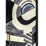 Буфет в гостиную с инкрустацией  Bone Inlay sideboard - 2 doors варинант исполнения - 4 | Loft Concept в Волгограде