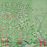 Обои ручная роспись Belvoir Pistachio варинант исполнения - 2 | Loft Concept в Волгограде