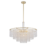 Люстра многоярусная с каскадами кристаллов Crystal Rains варинант исполнения - 3 | Loft Concept в Волгограде