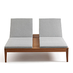 Шезлонг двухместный из эвкалипта Sunset варинант исполнения - 3 | Loft Concept в Волгограде