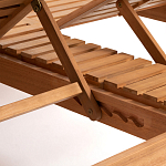 Шезлонг двухместный из эвкалипта Sunset варинант исполнения - 6 | Loft Concept в Волгограде