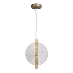 Подвесной светильник с круглым стеклянным плафоном Gingham варинант исполнения - 4 | Loft Concept в Волгограде