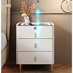 Умная прикроватная тумбочка c зарядкой для телефона Smart Furniture варинант исполнения - 2 | Loft Concept в Волгограде