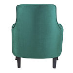 Кресло с мягкой обивкой из велюра на 4-х ножках из массива березы Scarlett Armchair green варинант исполнения - 3 | Loft Concept в Волгограде