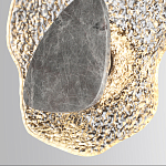 Бра с волнообразным стеклянным плафоном и вставкой из мрамора Liquid Stone варинант исполнения - 5 | Loft Concept в Волгограде