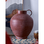 Ваза бордовая с 2-мя фактурными ручками Vase Burgundy Glaze варинант исполнения - 5 | Loft Concept в Волгограде