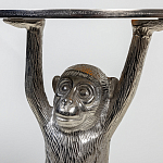 Столик с подстольем в виде обезьянки Bombay Nickel варинант исполнения - 6 | Loft Concept в Волгограде