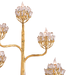 Бра золотое в виде растения Golden Flower Glade варинант исполнения - 1 | Loft Concept в Волгограде