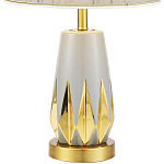 Настольная лампа с абажуром Femia Grey Gold Table Lamp варинант исполнения - 3 | Loft Concept в Волгограде
