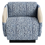 Дизайнерское Кресло William с кожаными подлокотниками  варинант исполнения - 2 | Loft Concept в Волгограде