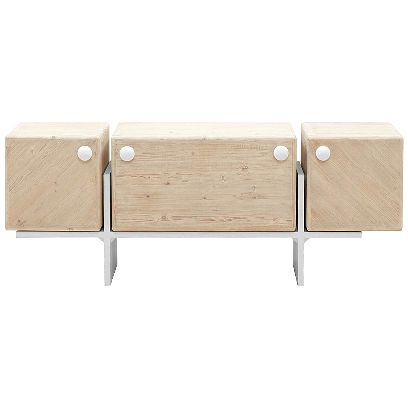 Комод Don Wooden Forms Furniture Древесина Белый Комод Don Wooden Forms Furniture Древесина Белый в Волгограде | Loft Concept