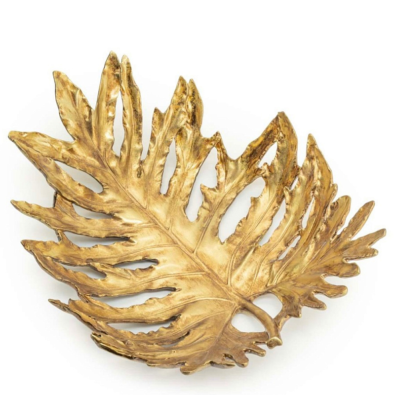 Аксессуар Bowl Leaf Золотой Аксессуар Bowl Leaf Золотой в Волгограде | Loft Concept