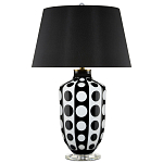 Настольная лампа черно-белый горох Interaction варинант исполнения - 3 | Loft Concept в Волгограде